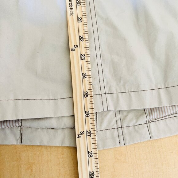 Braetan Women's Belted Lined Beige Jacket Size L Buttons Closure Collared - Picture 13 of 13